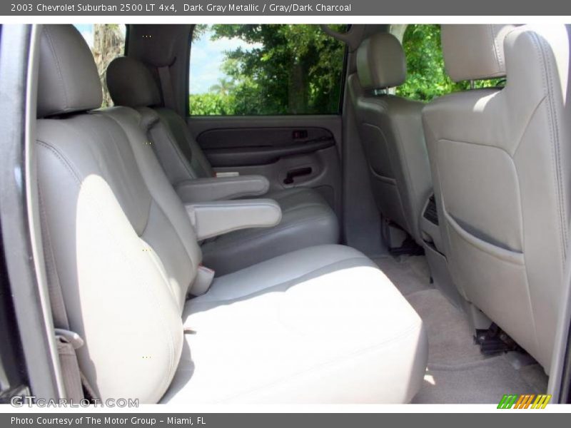 Dark Gray Metallic / Gray/Dark Charcoal 2003 Chevrolet Suburban 2500 LT 4x4