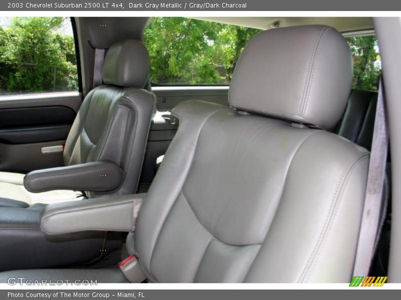 Dark Gray Metallic / Gray/Dark Charcoal 2003 Chevrolet Suburban 2500 LT 4x4