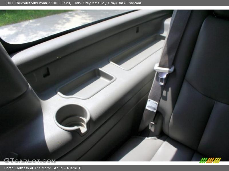 Dark Gray Metallic / Gray/Dark Charcoal 2003 Chevrolet Suburban 2500 LT 4x4