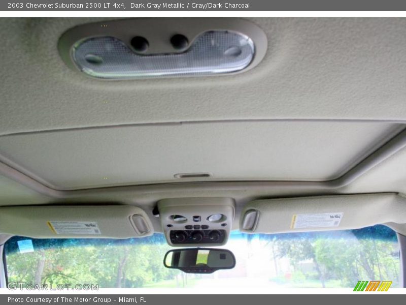 Dark Gray Metallic / Gray/Dark Charcoal 2003 Chevrolet Suburban 2500 LT 4x4