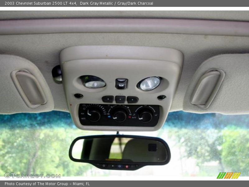 Dark Gray Metallic / Gray/Dark Charcoal 2003 Chevrolet Suburban 2500 LT 4x4