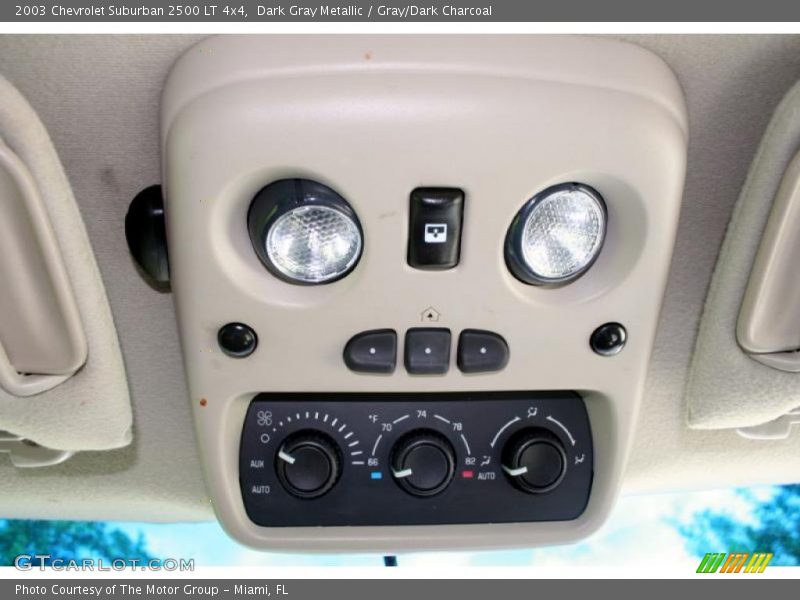 Dark Gray Metallic / Gray/Dark Charcoal 2003 Chevrolet Suburban 2500 LT 4x4
