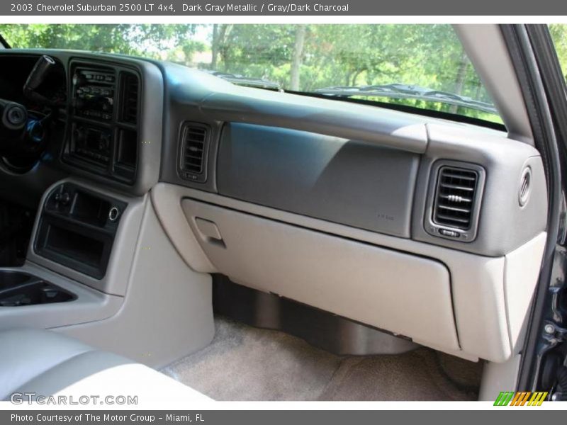 Dark Gray Metallic / Gray/Dark Charcoal 2003 Chevrolet Suburban 2500 LT 4x4