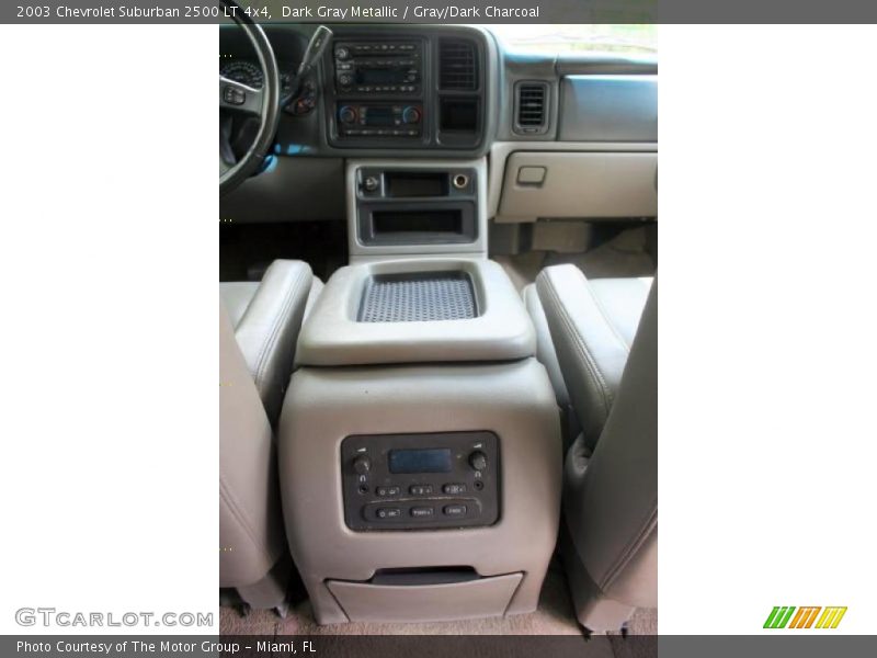 Dark Gray Metallic / Gray/Dark Charcoal 2003 Chevrolet Suburban 2500 LT 4x4