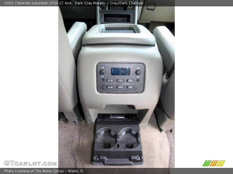 Dark Gray Metallic / Gray/Dark Charcoal 2003 Chevrolet Suburban 2500 LT 4x4