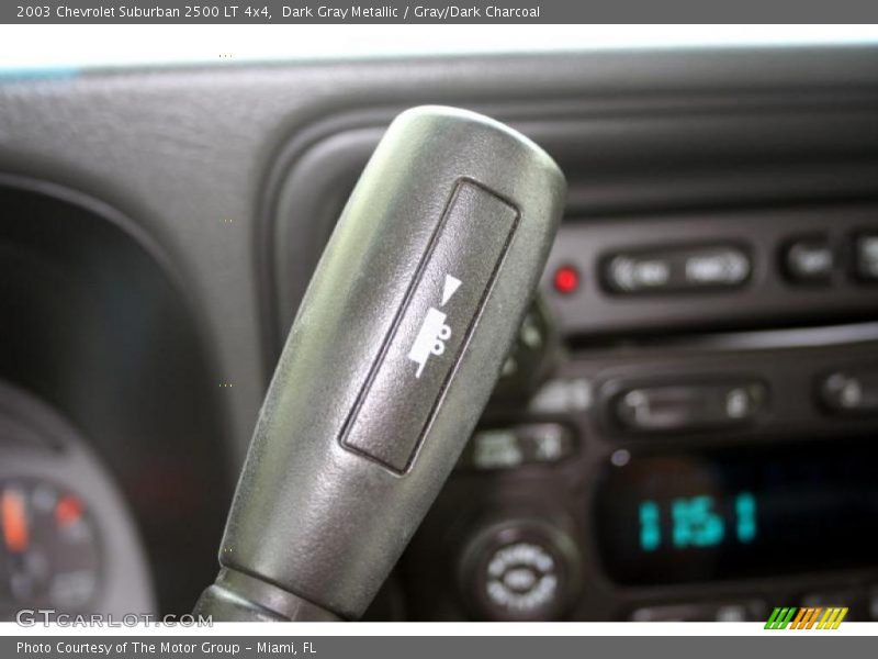 Dark Gray Metallic / Gray/Dark Charcoal 2003 Chevrolet Suburban 2500 LT 4x4