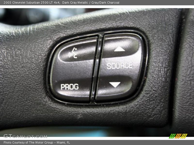 Dark Gray Metallic / Gray/Dark Charcoal 2003 Chevrolet Suburban 2500 LT 4x4