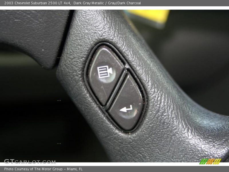 Dark Gray Metallic / Gray/Dark Charcoal 2003 Chevrolet Suburban 2500 LT 4x4