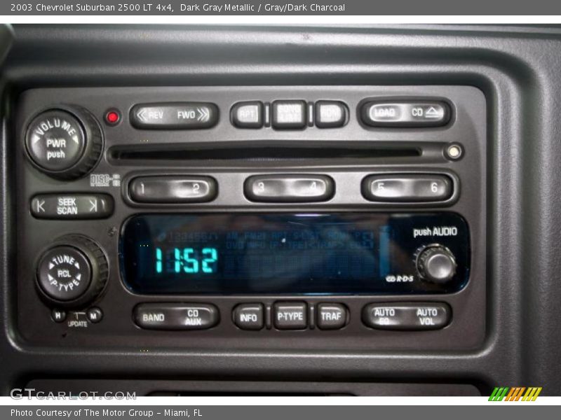 Dark Gray Metallic / Gray/Dark Charcoal 2003 Chevrolet Suburban 2500 LT 4x4