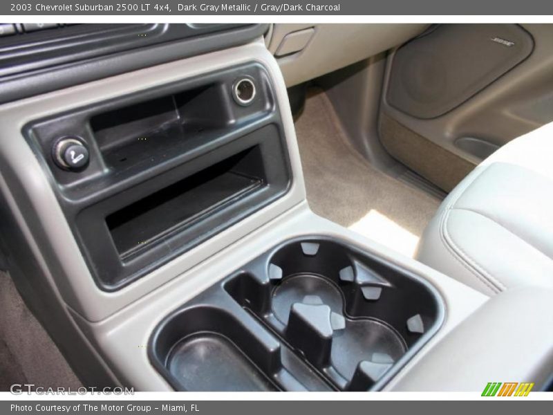 Dark Gray Metallic / Gray/Dark Charcoal 2003 Chevrolet Suburban 2500 LT 4x4