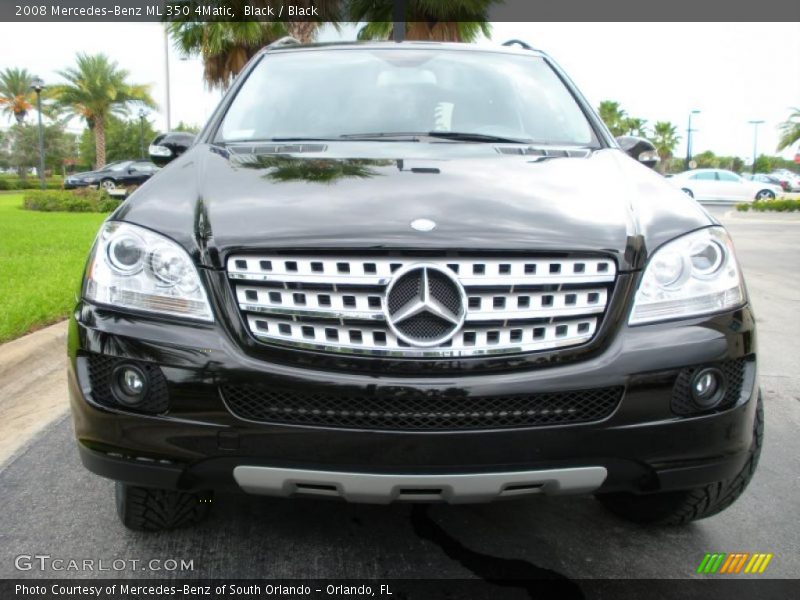 Black / Black 2008 Mercedes-Benz ML 350 4Matic