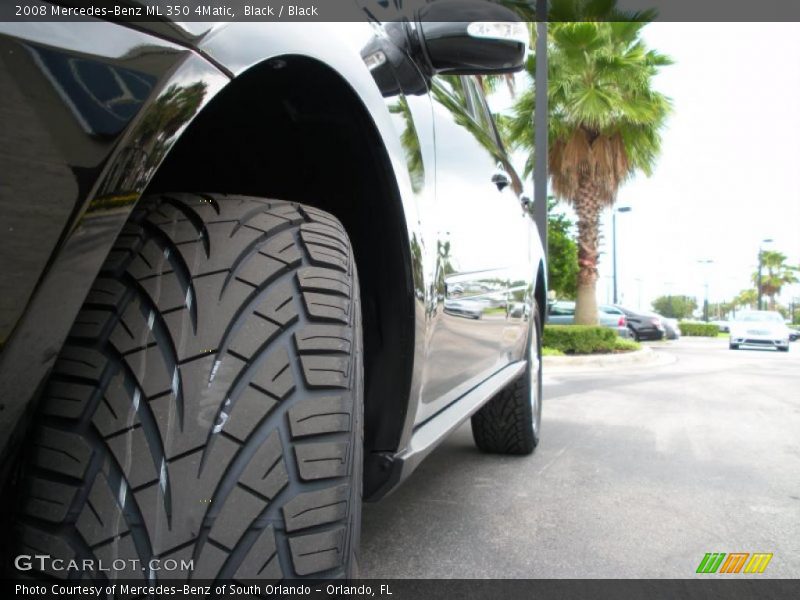 Black / Black 2008 Mercedes-Benz ML 350 4Matic