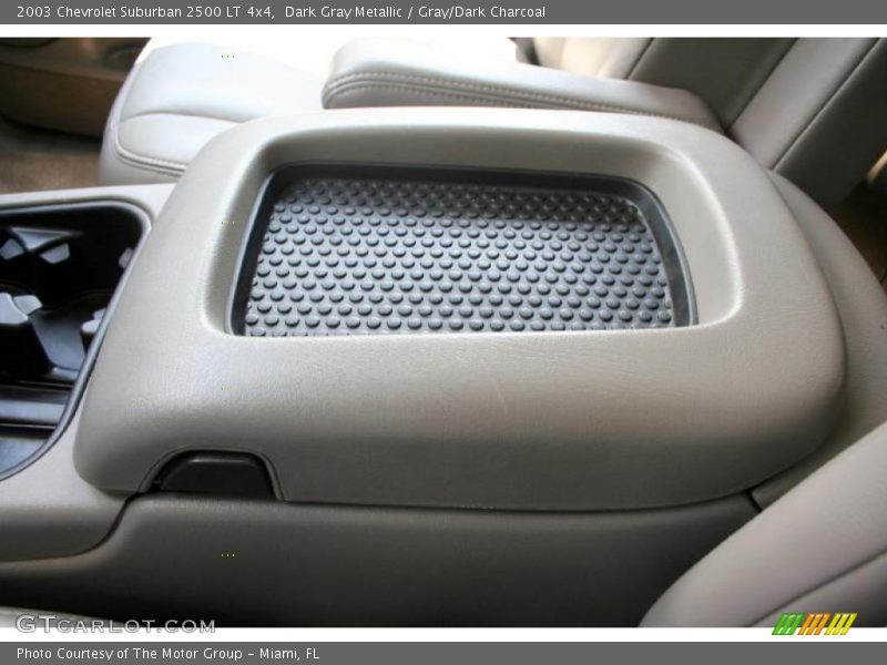 Dark Gray Metallic / Gray/Dark Charcoal 2003 Chevrolet Suburban 2500 LT 4x4