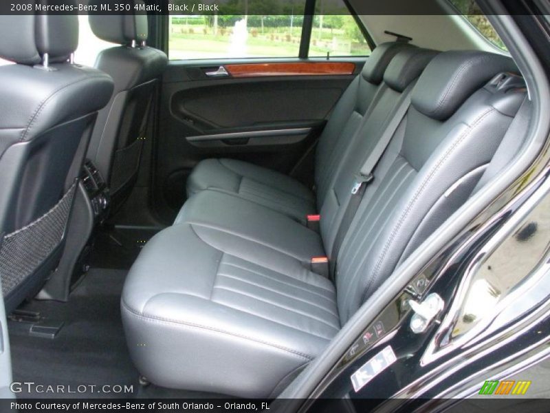 Black / Black 2008 Mercedes-Benz ML 350 4Matic