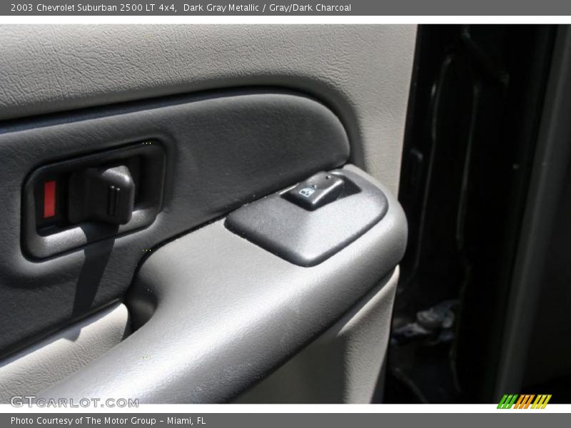 Dark Gray Metallic / Gray/Dark Charcoal 2003 Chevrolet Suburban 2500 LT 4x4