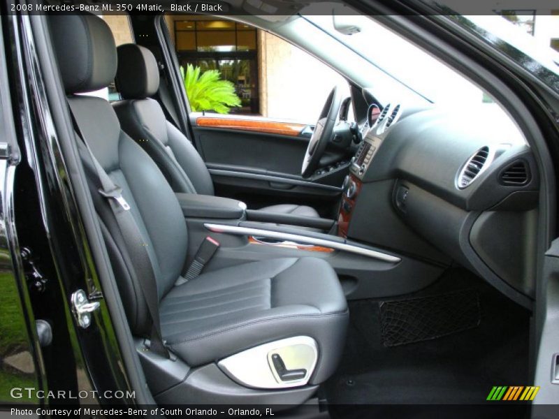 Black / Black 2008 Mercedes-Benz ML 350 4Matic