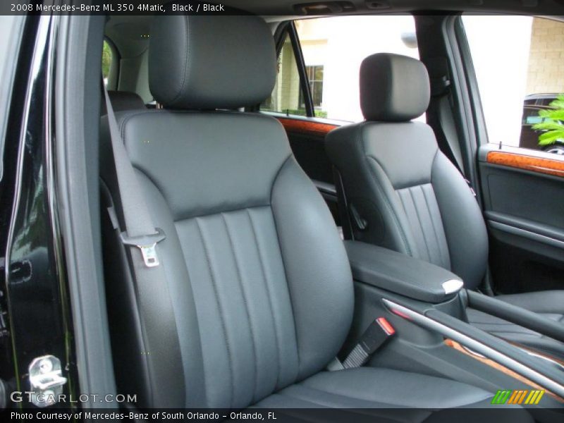 Black / Black 2008 Mercedes-Benz ML 350 4Matic