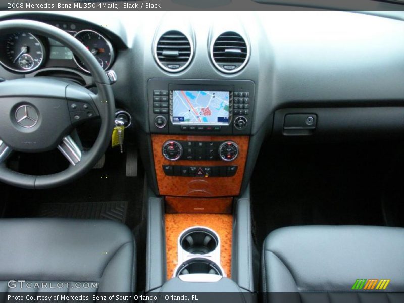Black / Black 2008 Mercedes-Benz ML 350 4Matic
