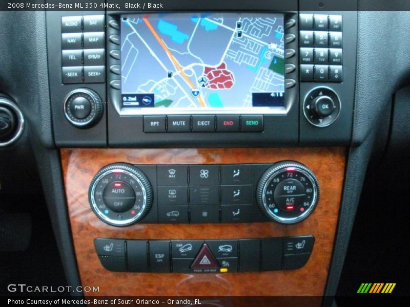 Black / Black 2008 Mercedes-Benz ML 350 4Matic
