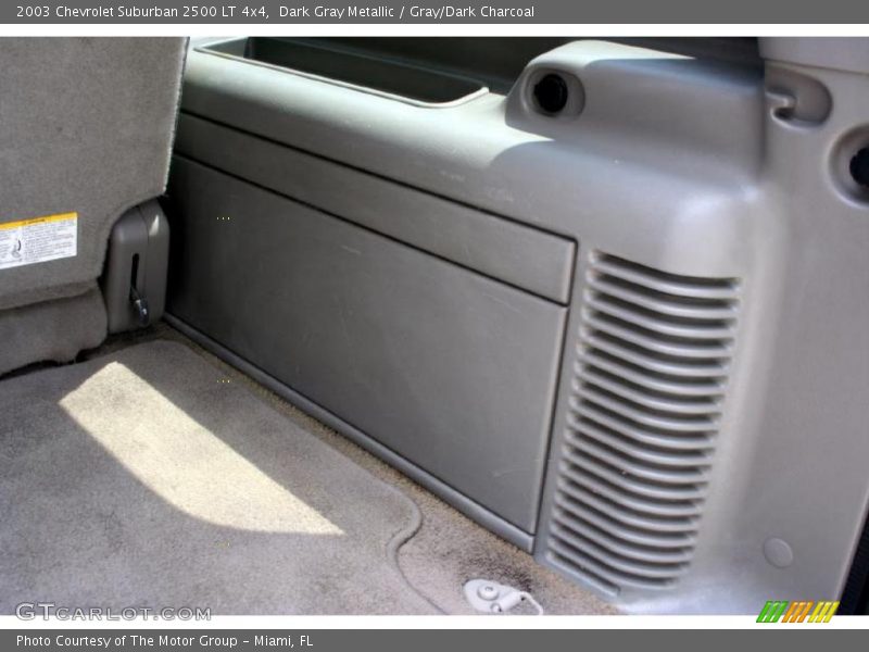 Dark Gray Metallic / Gray/Dark Charcoal 2003 Chevrolet Suburban 2500 LT 4x4