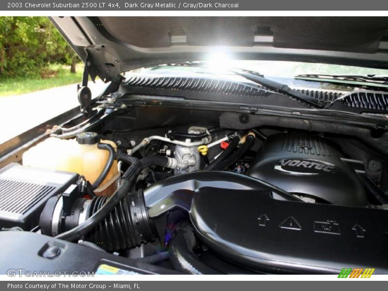 Dark Gray Metallic / Gray/Dark Charcoal 2003 Chevrolet Suburban 2500 LT 4x4