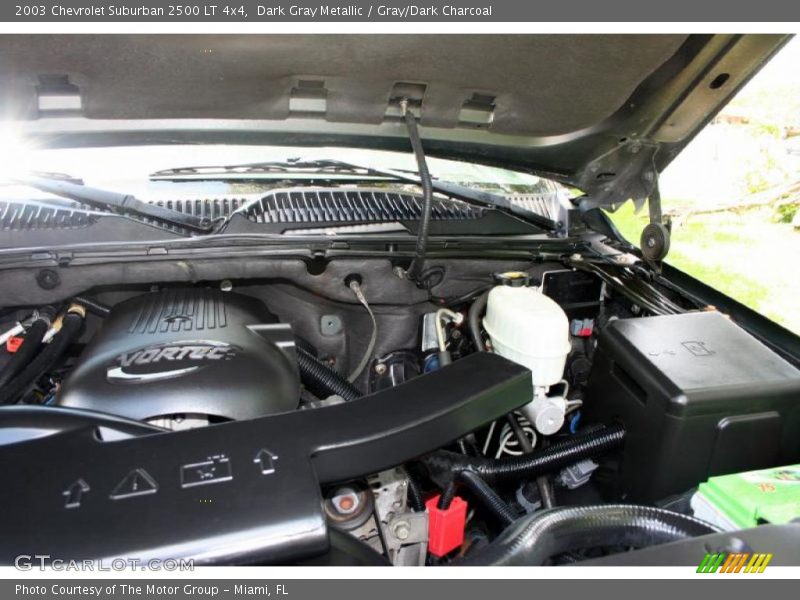 Dark Gray Metallic / Gray/Dark Charcoal 2003 Chevrolet Suburban 2500 LT 4x4