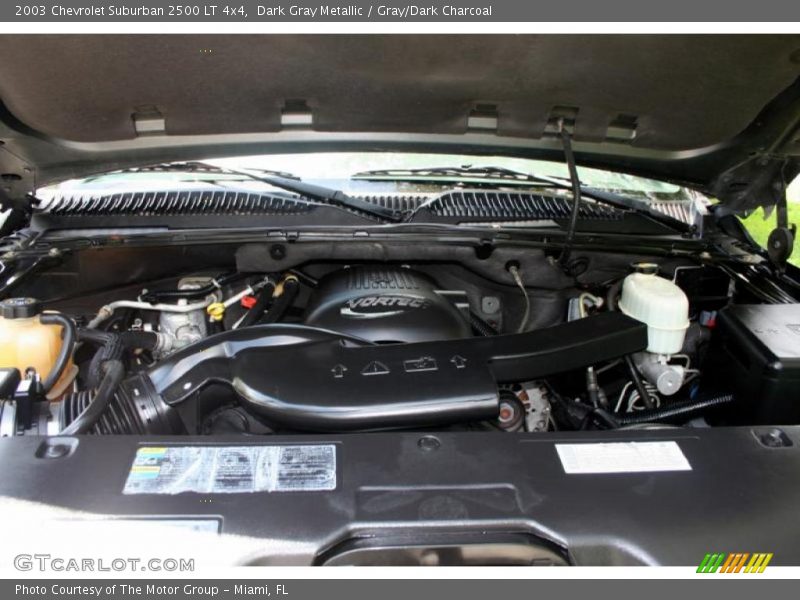 Dark Gray Metallic / Gray/Dark Charcoal 2003 Chevrolet Suburban 2500 LT 4x4