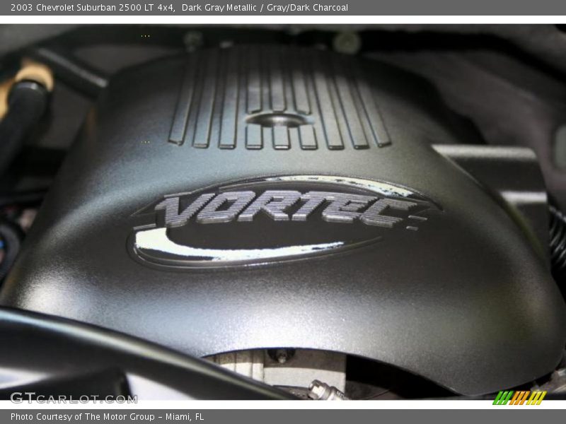 Dark Gray Metallic / Gray/Dark Charcoal 2003 Chevrolet Suburban 2500 LT 4x4
