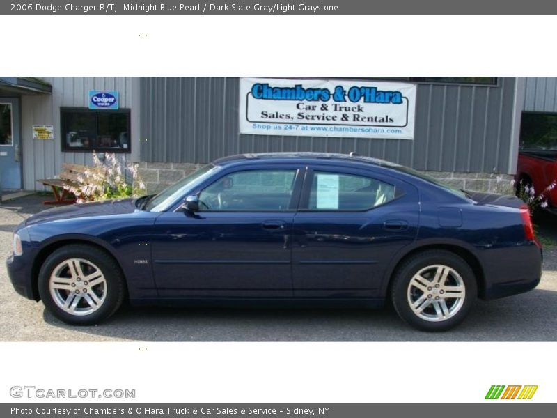 Midnight Blue Pearl / Dark Slate Gray/Light Graystone 2006 Dodge Charger R/T