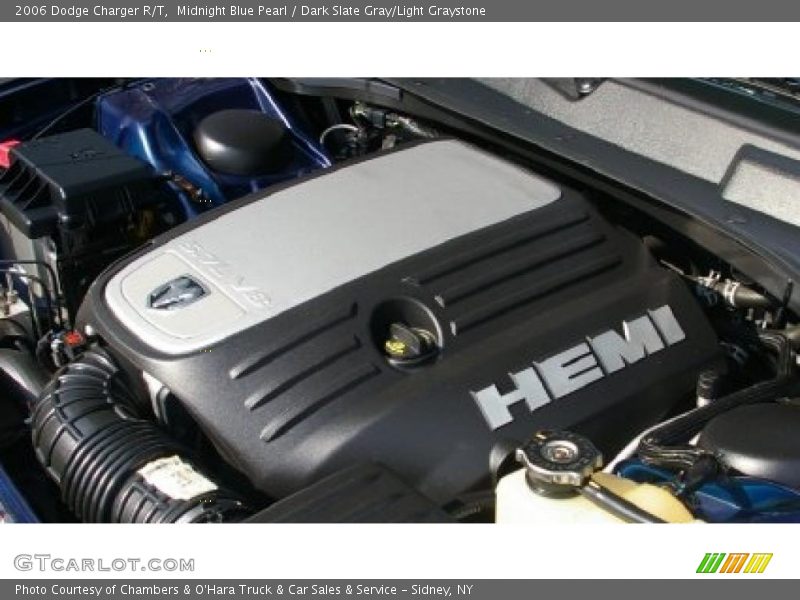 Midnight Blue Pearl / Dark Slate Gray/Light Graystone 2006 Dodge Charger R/T