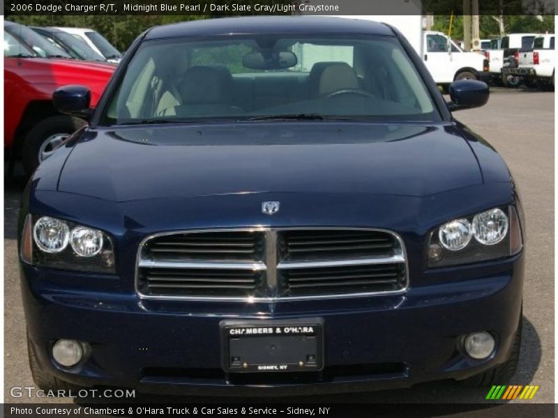 Midnight Blue Pearl / Dark Slate Gray/Light Graystone 2006 Dodge Charger R/T