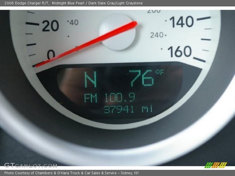 Midnight Blue Pearl / Dark Slate Gray/Light Graystone 2006 Dodge Charger R/T