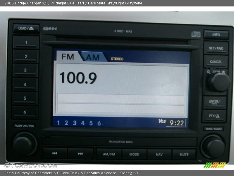 Midnight Blue Pearl / Dark Slate Gray/Light Graystone 2006 Dodge Charger R/T