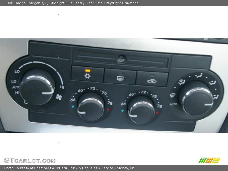 Midnight Blue Pearl / Dark Slate Gray/Light Graystone 2006 Dodge Charger R/T