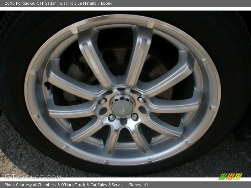 Electric Blue Metallic / Ebony 2006 Pontiac G6 GTP Sedan