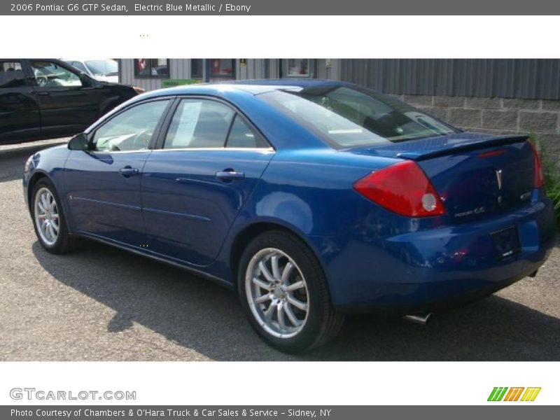 Electric Blue Metallic / Ebony 2006 Pontiac G6 GTP Sedan