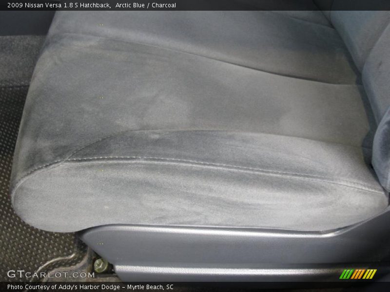 Arctic Blue / Charcoal 2009 Nissan Versa 1.8 S Hatchback