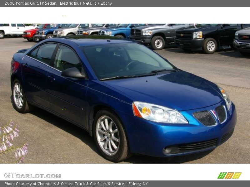 Electric Blue Metallic / Ebony 2006 Pontiac G6 GTP Sedan