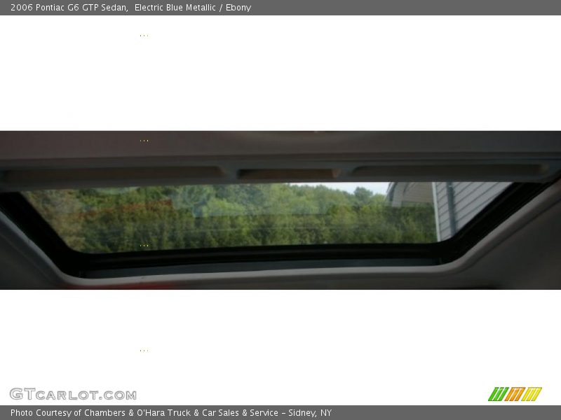 Electric Blue Metallic / Ebony 2006 Pontiac G6 GTP Sedan
