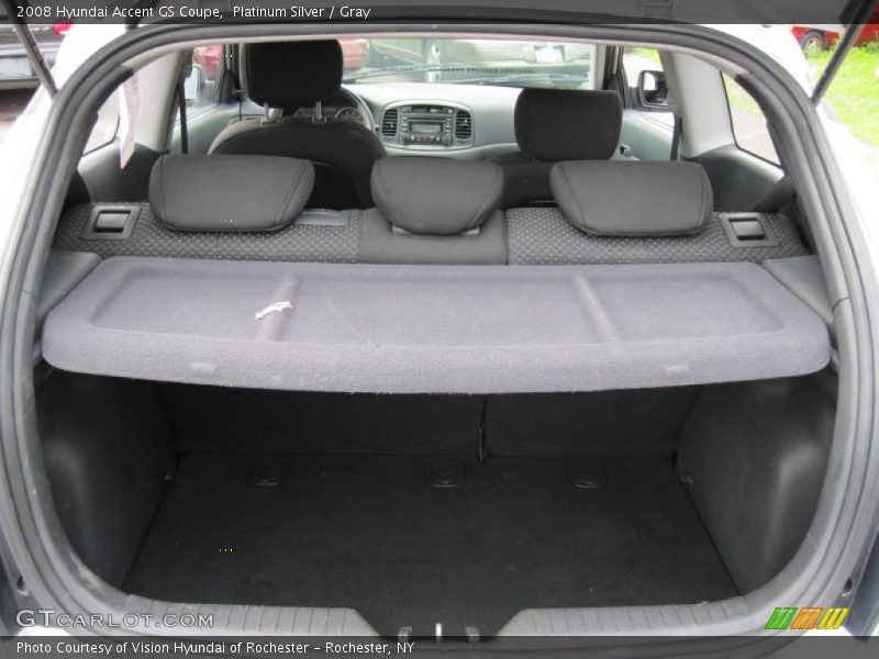 Platinum Silver / Gray 2008 Hyundai Accent GS Coupe