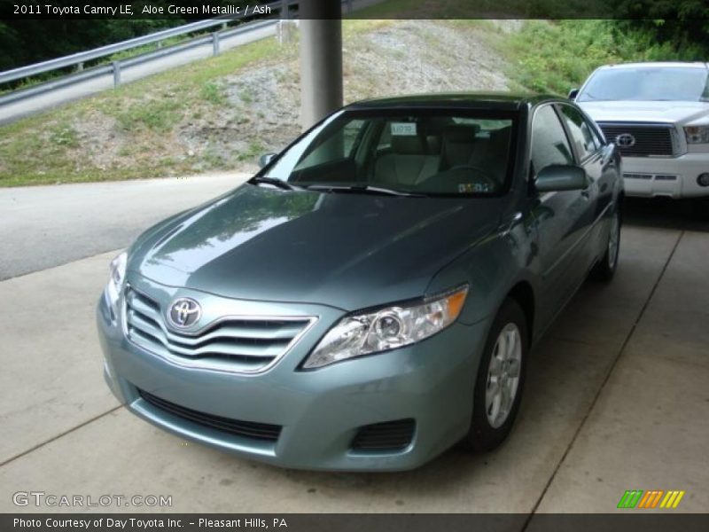 Aloe Green Metallic / Ash 2011 Toyota Camry LE