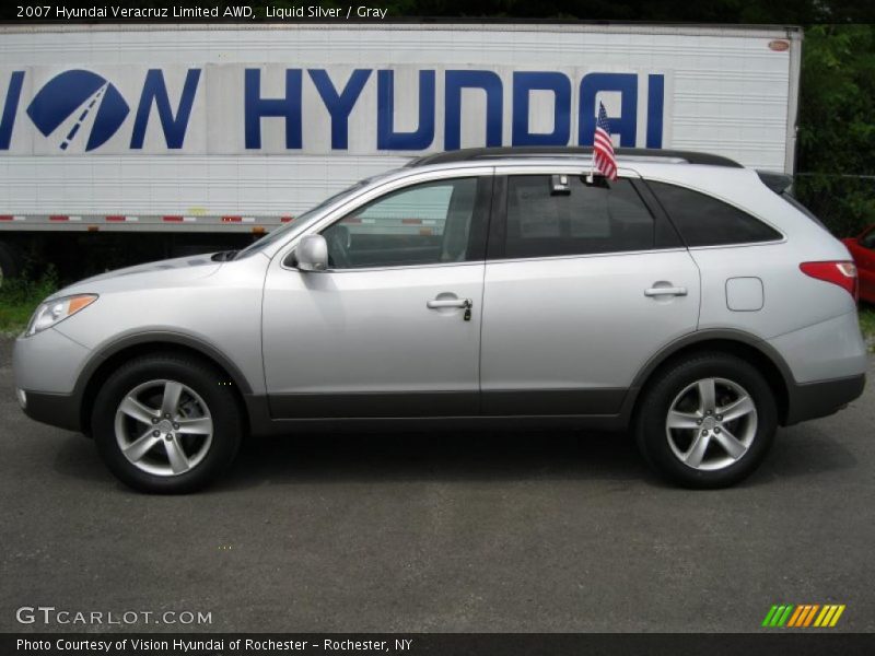 Liquid Silver / Gray 2007 Hyundai Veracruz Limited AWD