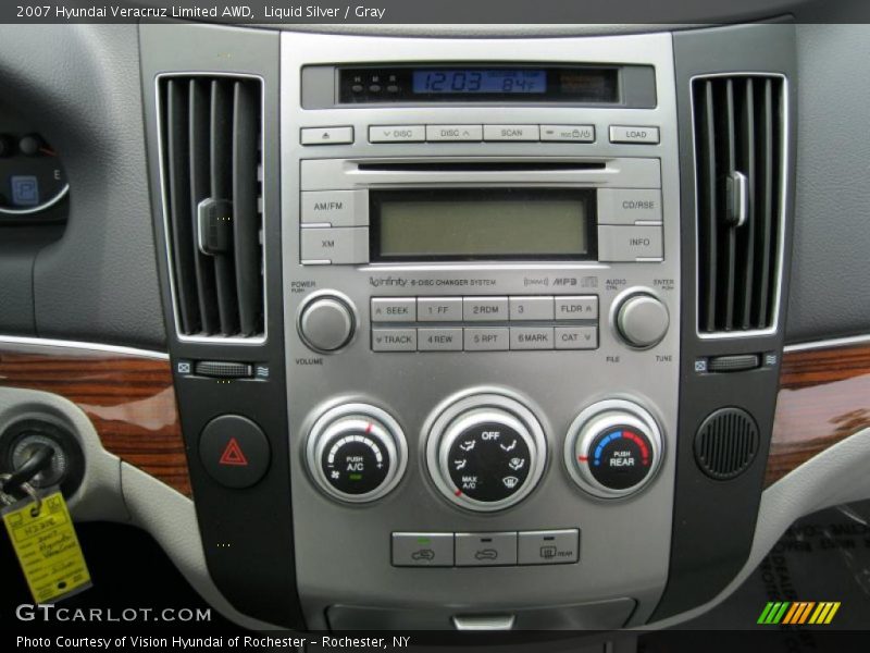 Liquid Silver / Gray 2007 Hyundai Veracruz Limited AWD