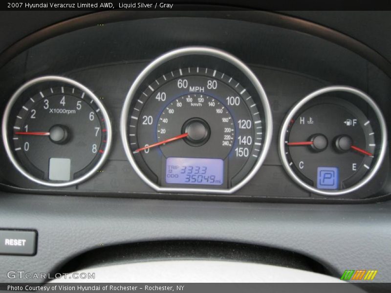 Liquid Silver / Gray 2007 Hyundai Veracruz Limited AWD
