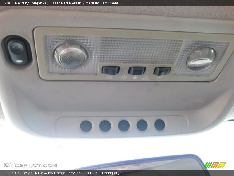 Laser Red Metallic / Medium Parchment 2001 Mercury Cougar V6