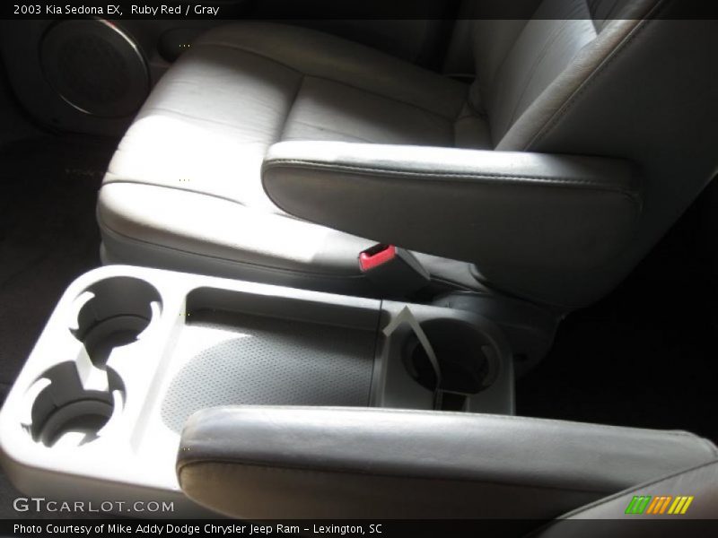 Ruby Red / Gray 2003 Kia Sedona EX