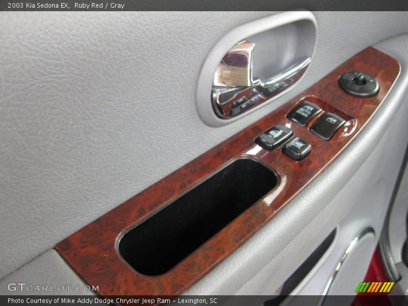 Ruby Red / Gray 2003 Kia Sedona EX