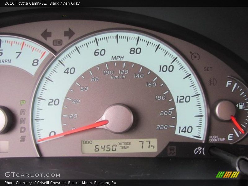 Black / Ash Gray 2010 Toyota Camry SE