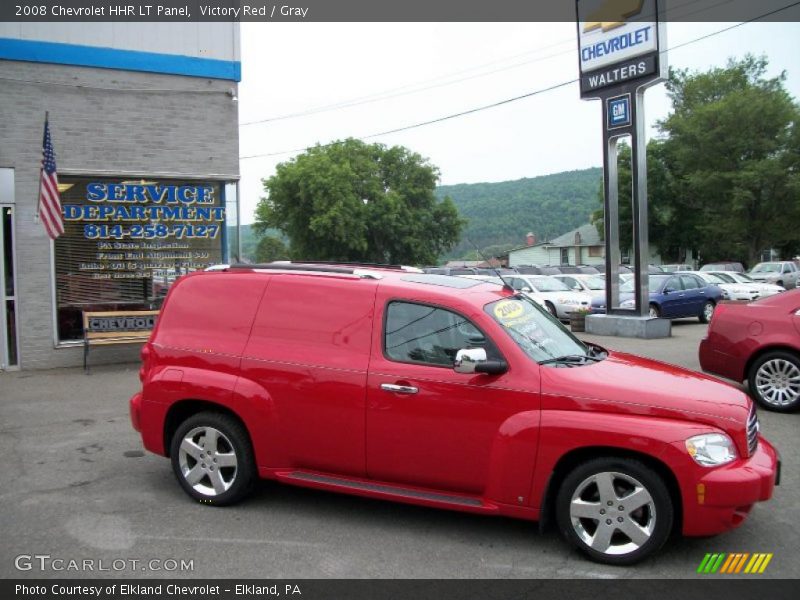 Victory Red / Gray 2008 Chevrolet HHR LT Panel