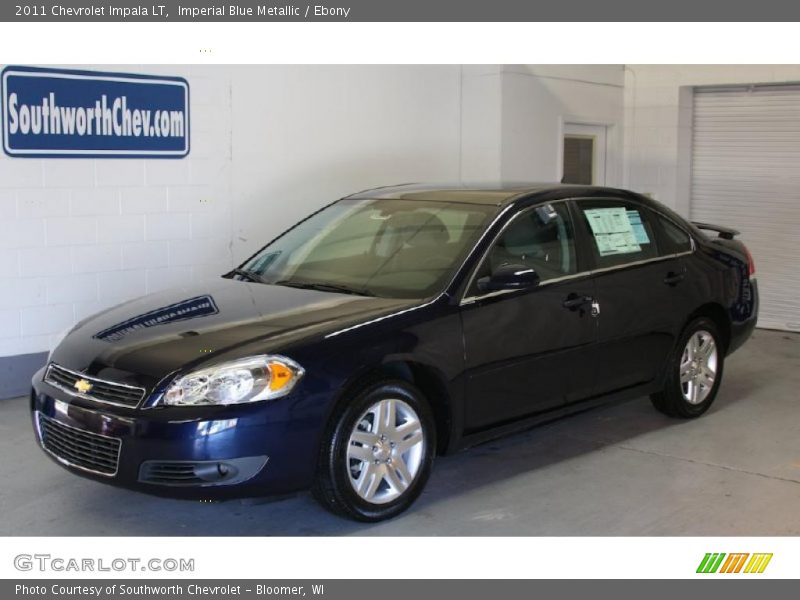 Imperial Blue Metallic / Ebony 2011 Chevrolet Impala LT